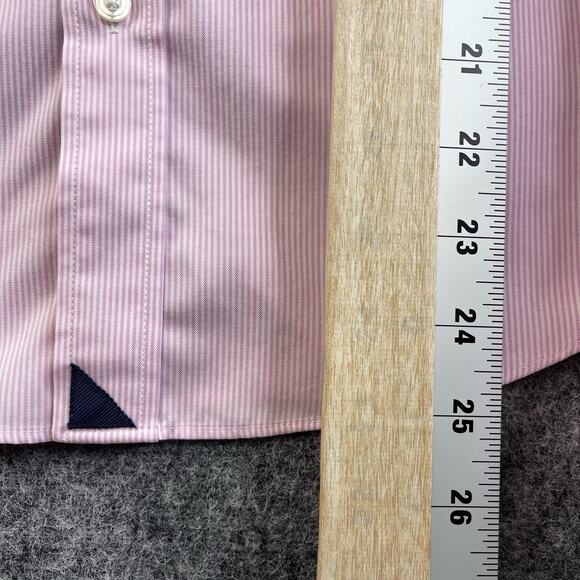 *Untuckit Men's Polos Size Small Pink Stripes - Picture 6 of 8